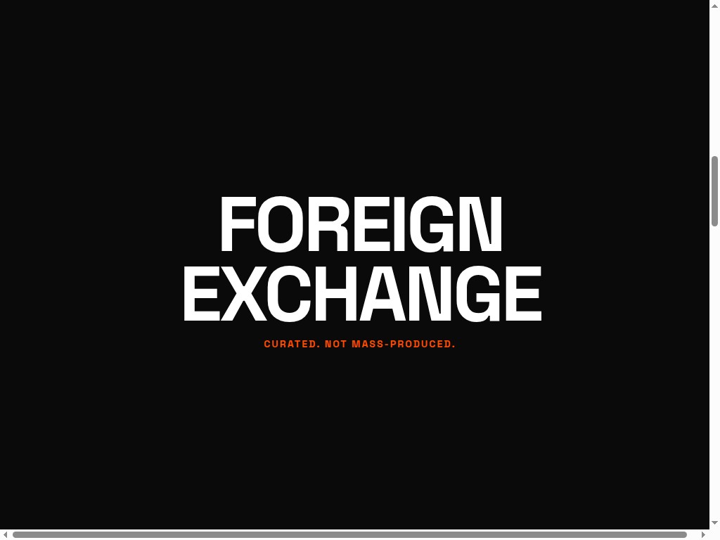 Foreign Exchange