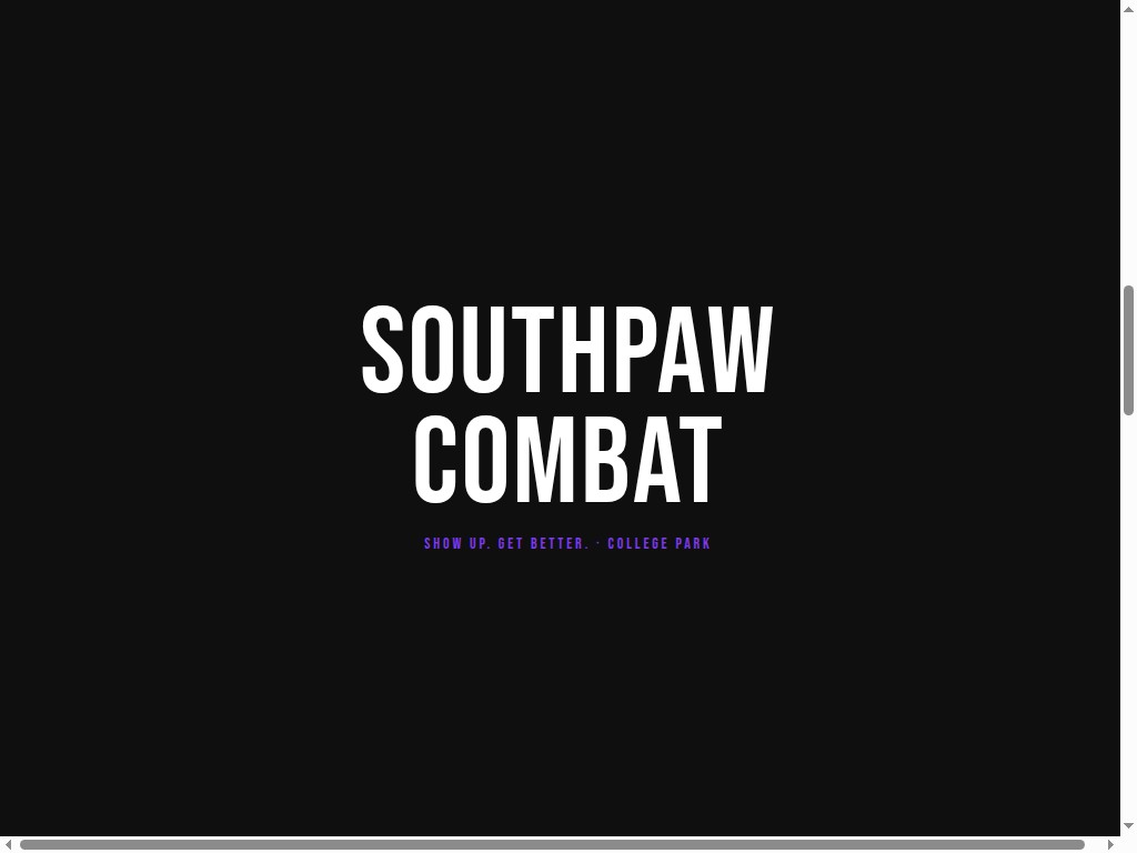 Southpaw Combat