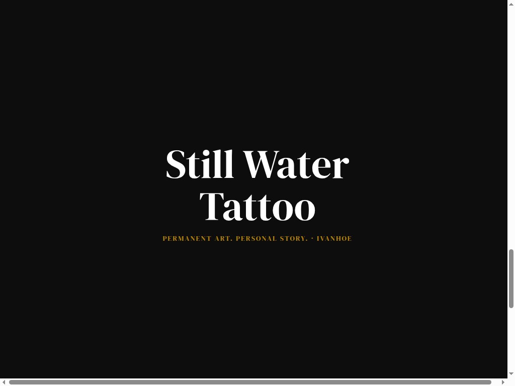 Still Water Tattoo